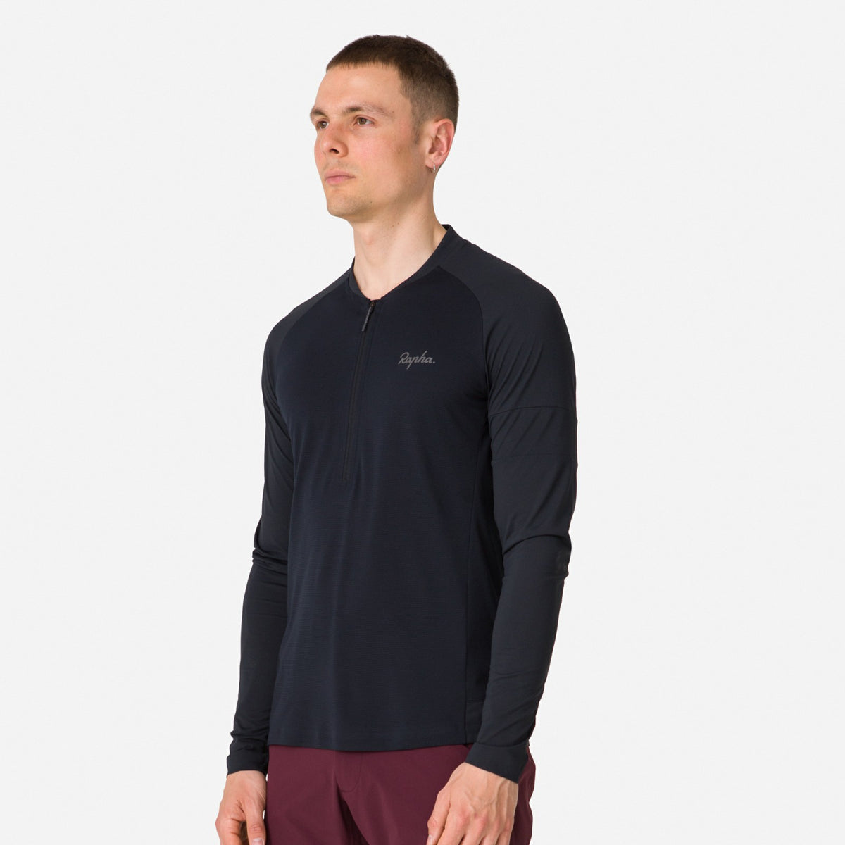 Explore Long Sleeve Zip Neck Tech T-shirt