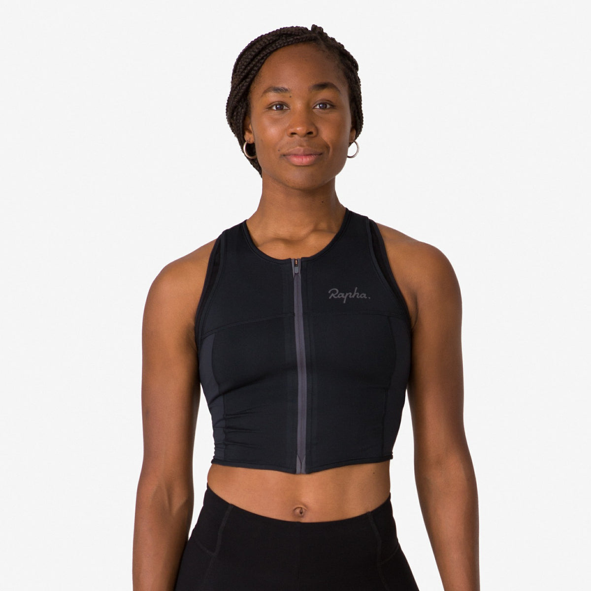 Cropped Zip Tank