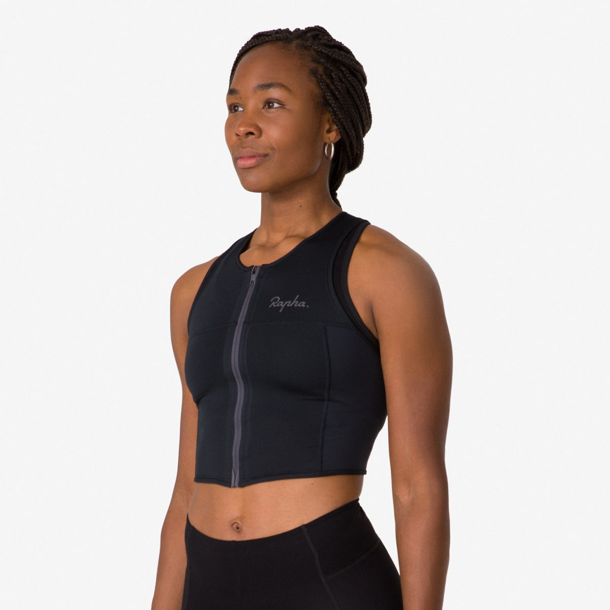 Cropped Zip Tank
